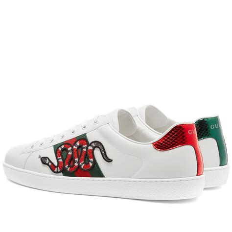 gucci ace snake ssense|gucci ace sneakers snake.